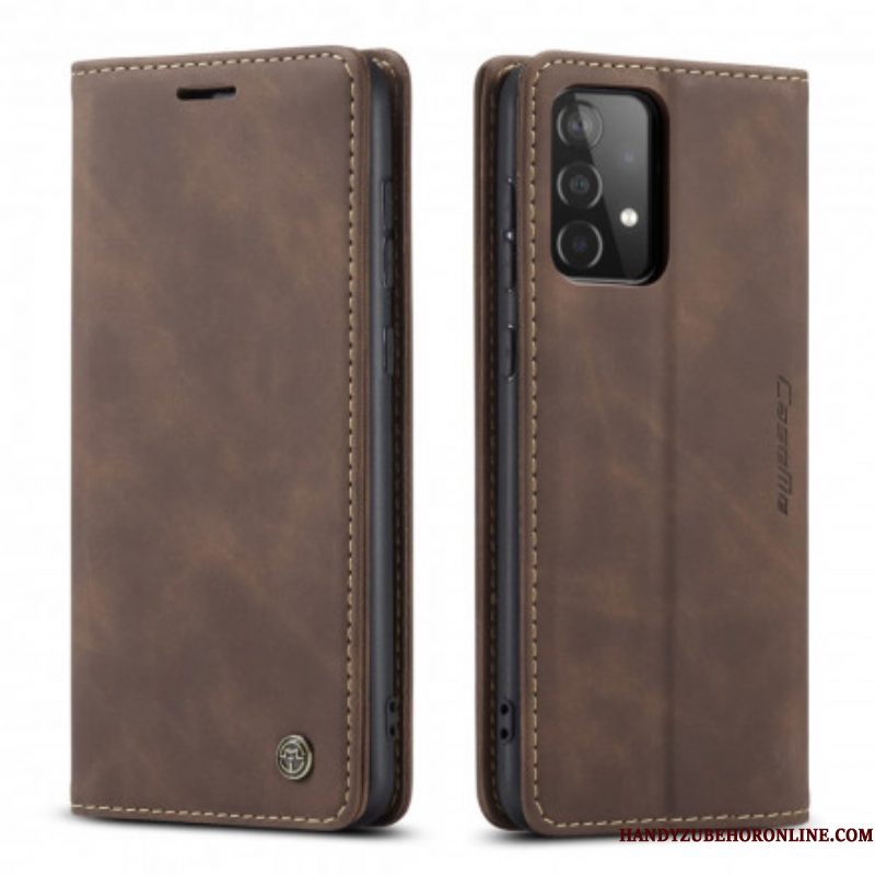 Bescherming Hoesje voor Samsung Galaxy A52 4G / A52 5G / A52s 5G Folio-hoesje Caseme Kunstleer