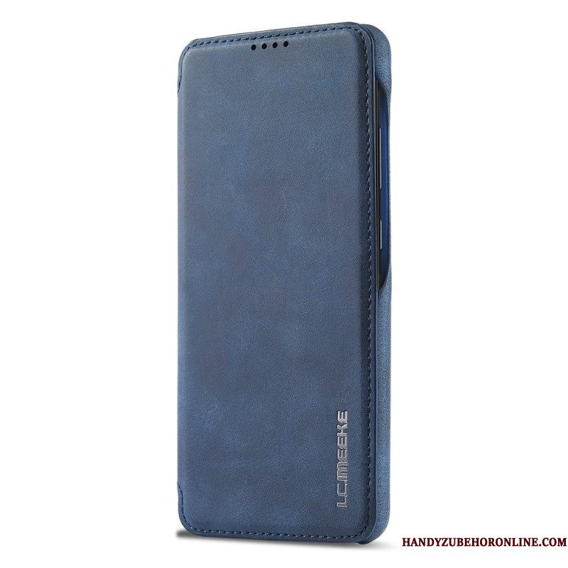 Bescherming Hoesje voor Samsung Galaxy A53 5G Folio-hoesje Lc.imeeke Ledereffect