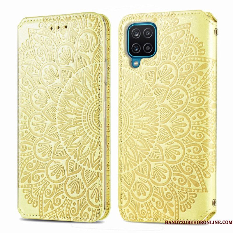 Bescherming Hoesje voor Samsung Galaxy M12 / A12 Folio-hoesje Mandala