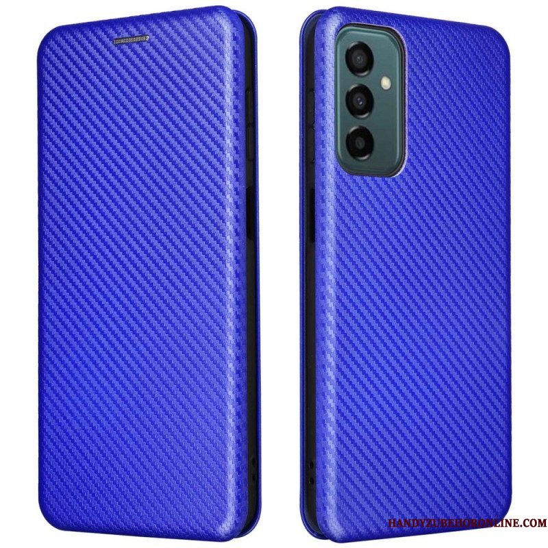 Bescherming Hoesje voor Samsung Galaxy M23 5G Folio-hoesje Koolstofvezel