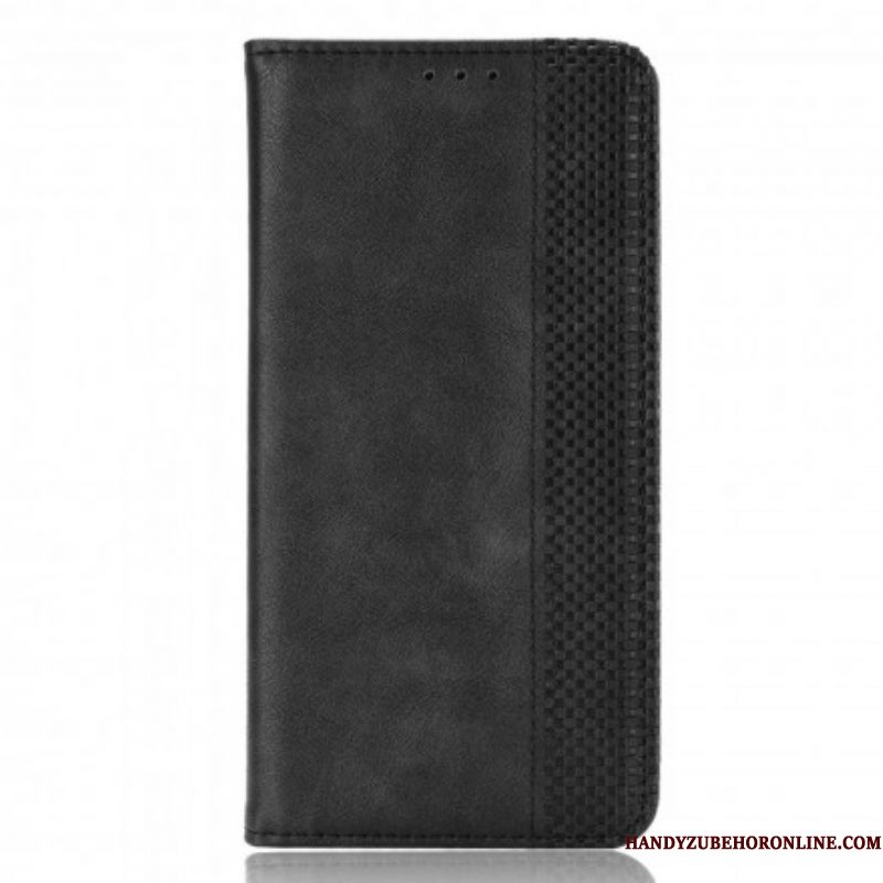 Bescherming Hoesje voor Samsung Galaxy S21 5G Folio-hoesje Gestileerd Vintage Leereffect