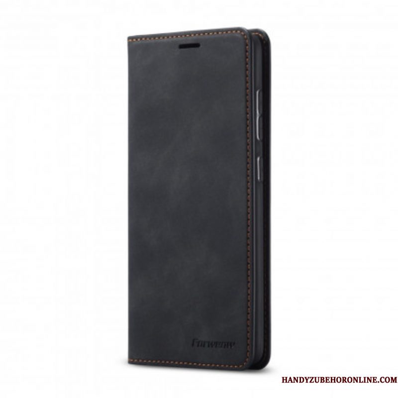 Bescherming Hoesje voor Samsung Galaxy S21 Plus 5G Folio-hoesje Forwenw Ledereffect