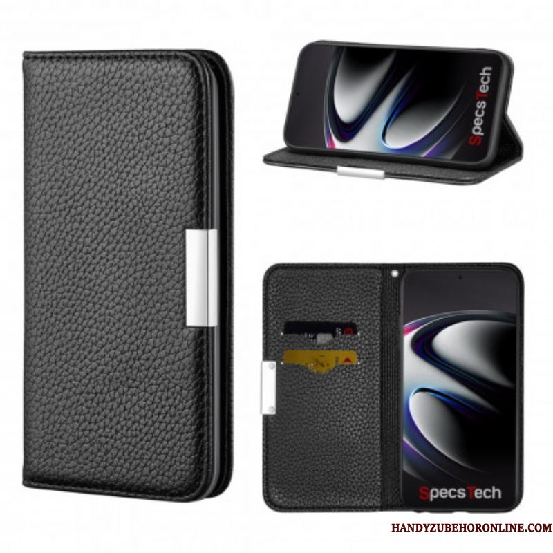 Bescherming Hoesje voor Samsung Galaxy S21 Ultra 5G Folio-hoesje Imitatieleer Litchi Ultra Chic