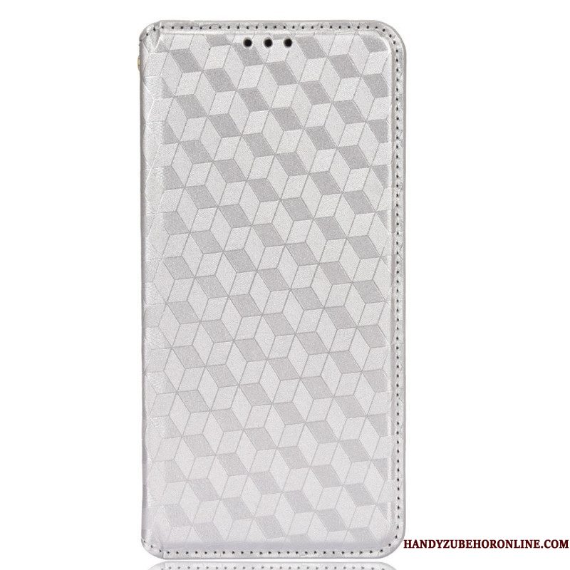 Bescherming Hoesje voor Samsung Galaxy S22 5G Folio-hoesje Diamant Leereffect