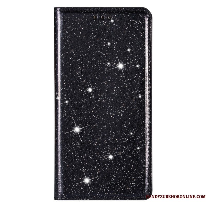 Bescherming Hoesje voor Samsung Galaxy S22 5G Folio-hoesje Paillettenstijl