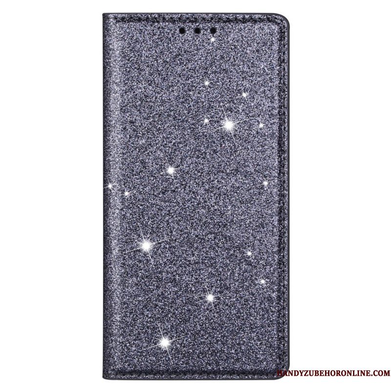 Bescherming Hoesje voor Samsung Galaxy S22 5G Folio-hoesje Paillettenstijl