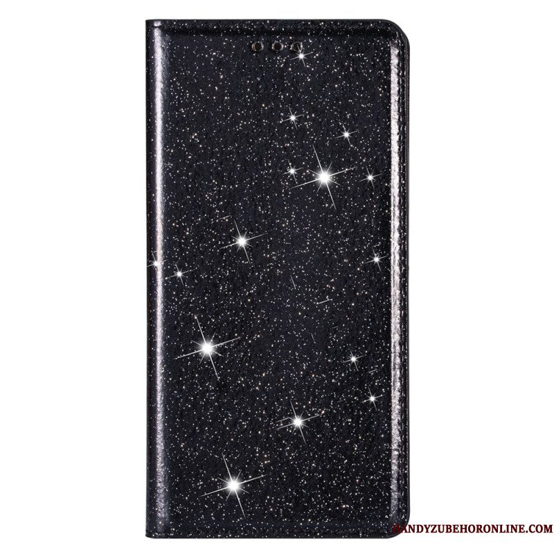 Bescherming Hoesje voor Samsung Galaxy S23 5G Folio-hoesje Paillettenstijl