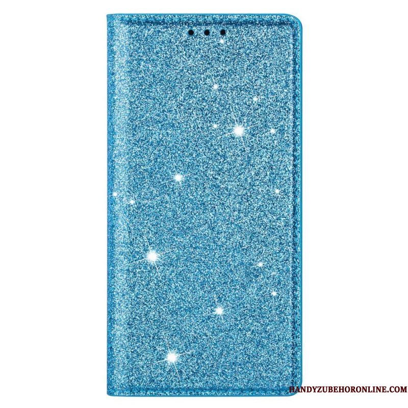 Bescherming Hoesje voor Samsung Galaxy S23 Plus 5G Folio-hoesje Paillettenstijl