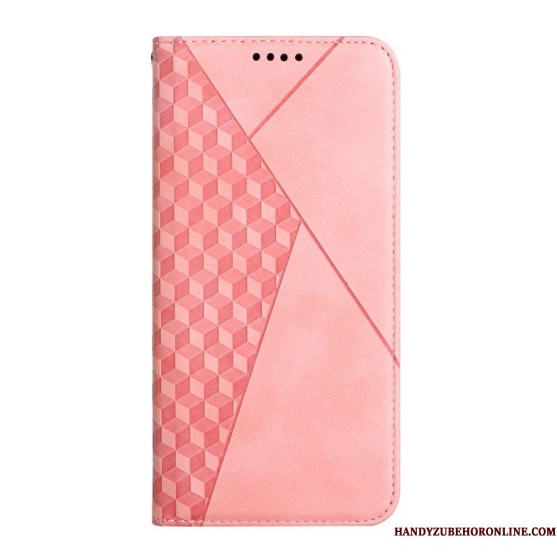 Bescherming Hoesje voor Samsung Galaxy S23 Ultra 5G Folio-hoesje Stijl Leer 3d-patroon