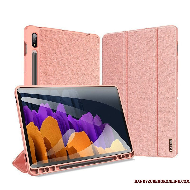 Bescherming Hoesje voor Samsung Galaxy Tab S8 / Tab S7 Domo-serie Dux-ducis