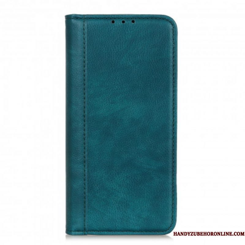 Bescherming Hoesje voor Sony Xperia 5 III Folio-hoesje Elegantie Split Litchi Leer