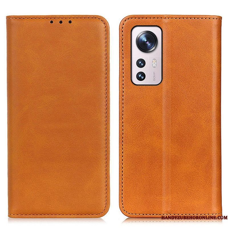 Bescherming Hoesje voor Xiaomi 12 Pro Folio-hoesje Elegantie Splitleer