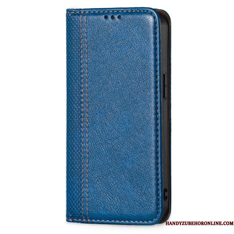 Bescherming Hoesje voor Xiaomi 12 Pro Folio-hoesje Vintage Leereffect