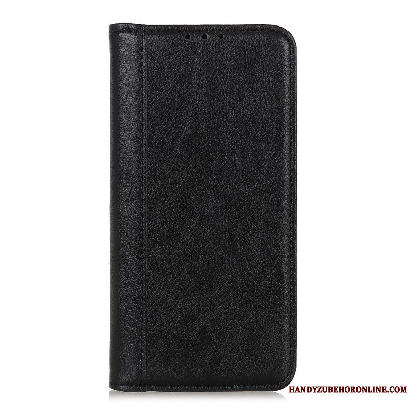 Bescherming Hoesje voor Xiaomi Redmi Note 11 / 11S Folio-hoesje Elegantie Split Litchi Leer