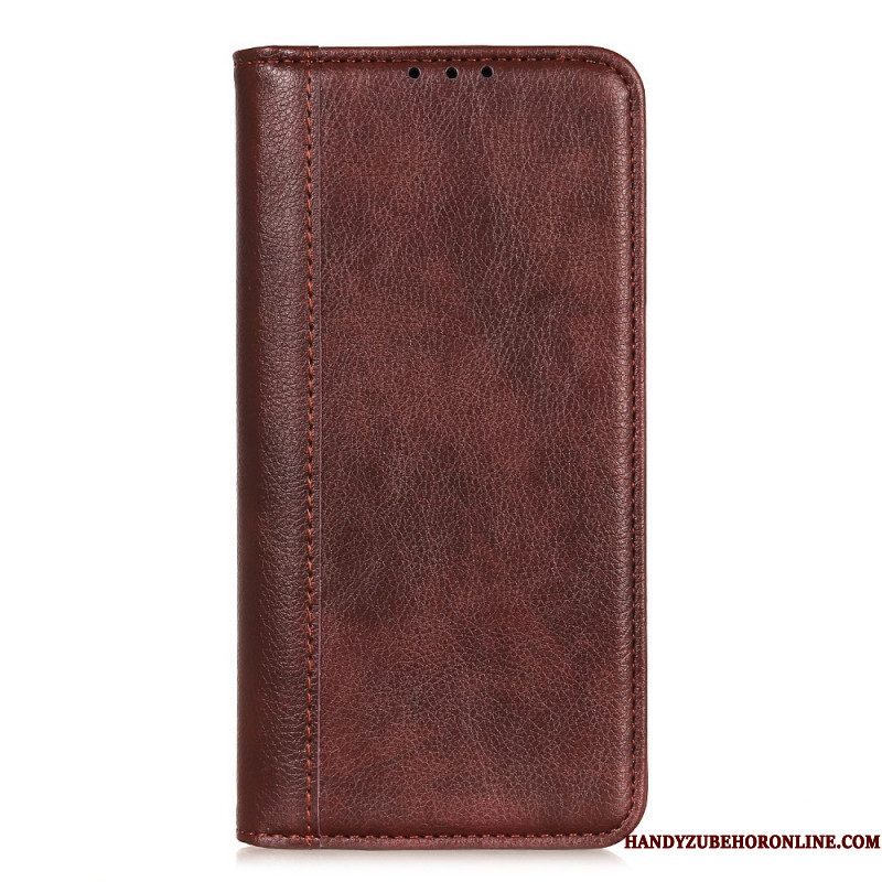 Bescherming Hoesje voor Xiaomi Redmi Note 11 / 11S Folio-hoesje Elegantie Split Litchi Leer