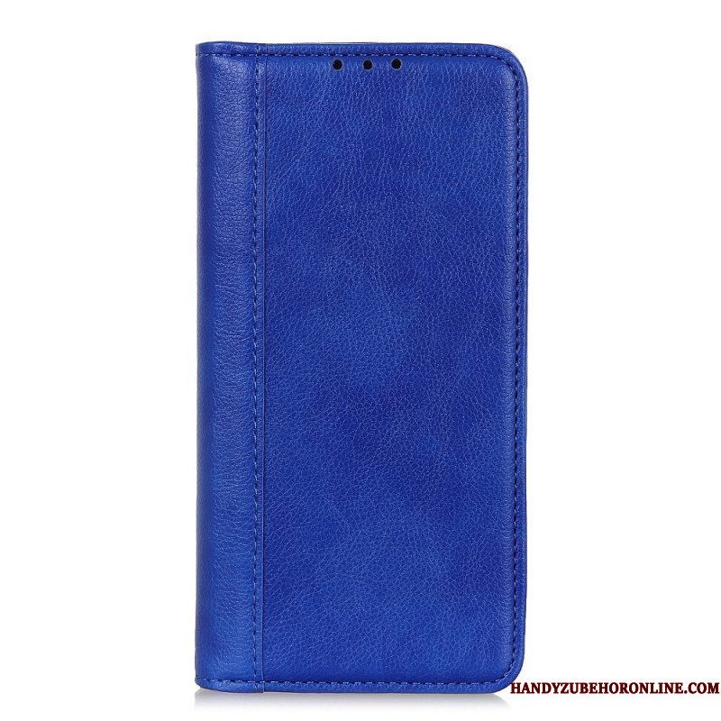 Bescherming Hoesje voor Xiaomi Redmi Note 11 / 11S Folio-hoesje Elegantie Split Litchi Leer