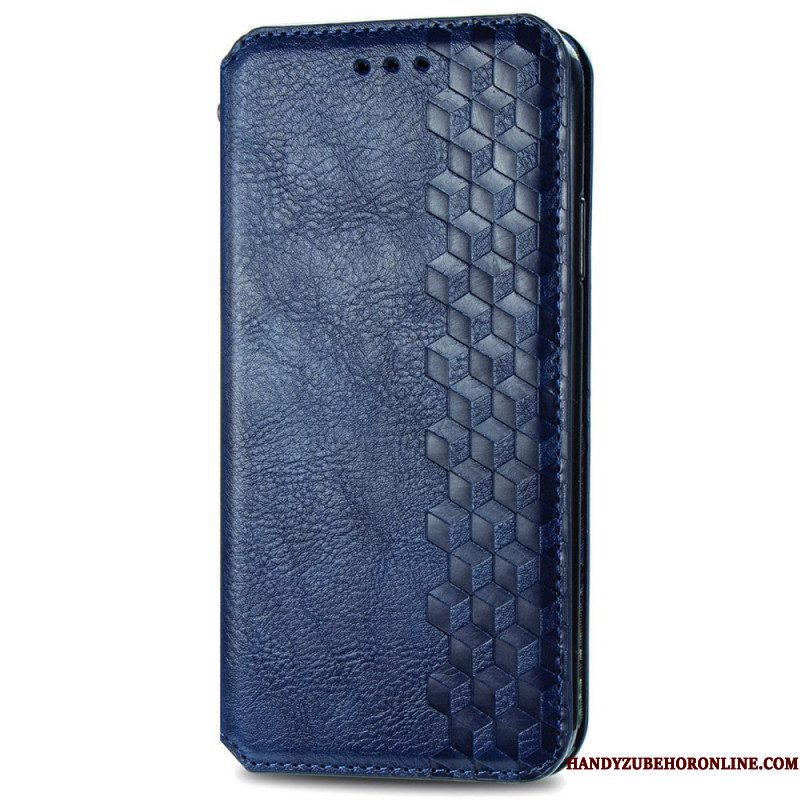 Bescherming Hoesje voor Xiaomi Redmi Note 11 / 11S Folio-hoesje Leereffect Diamanttextuur