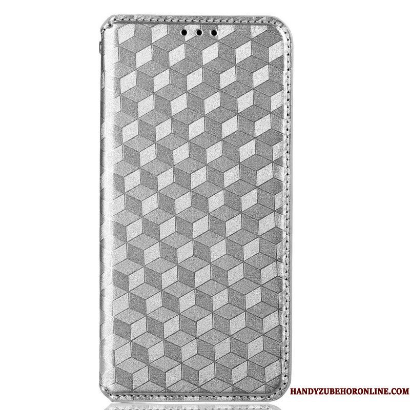 Bescherming Hoesje voor Xiaomi Redmi Note 11 Pro / 11 Pro 5G Folio-hoesje 3d Diamant Leereffect