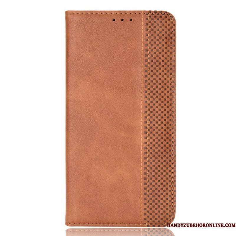 Bescherming Hoesje voor Xiaomi Redmi Note 11 Pro / 11 Pro 5G Folio-hoesje Gestileerd Vintage Leereffect