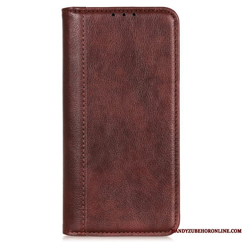 Bescherming Hoesje voor Xiaomi Redmi Note 12 4G Folio-hoesje Vintage Gespleten Leer