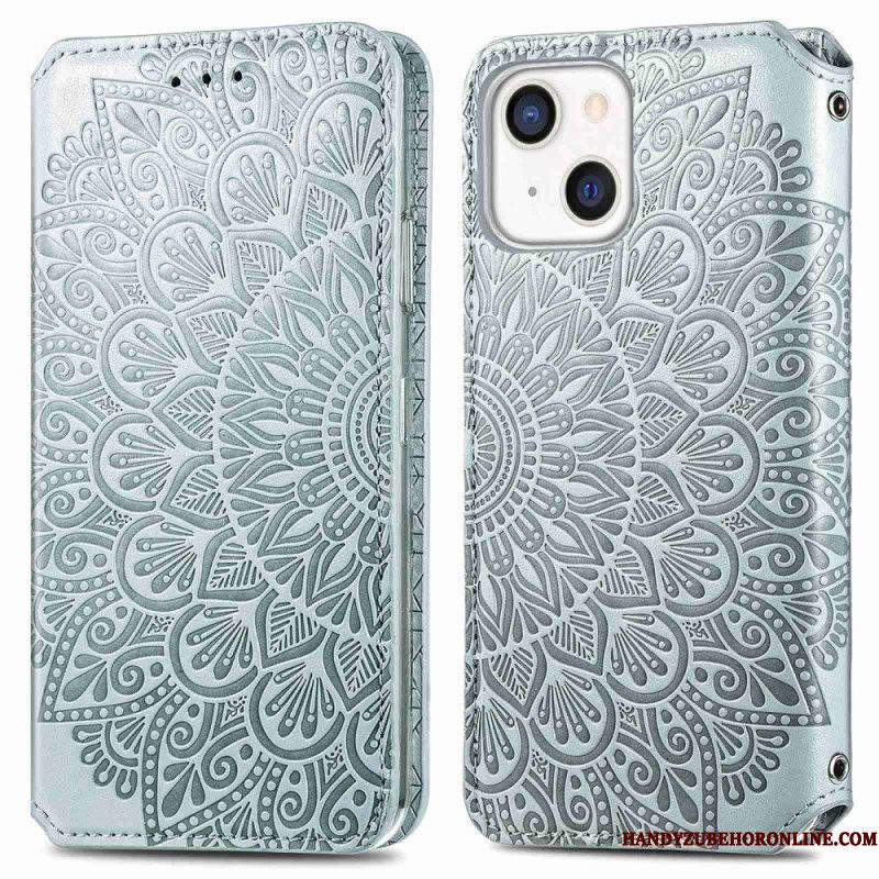 Bescherming Hoesje voor iPhone 14 Plus Folio-hoesje Mandala