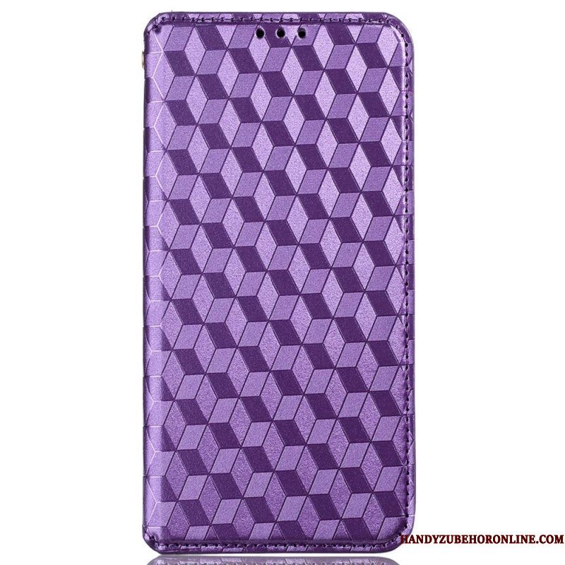 Bescherming Hoesje voor iPhone 14 Pro Max Folio-hoesje 3d Textuur