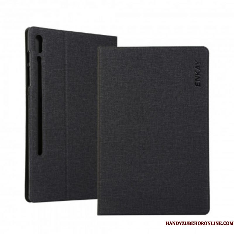 Case voor Samsung Galaxy Tab S8 / Tab S7 Enkay-stof