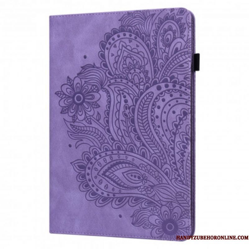 Cover voor Samsung Galaxy Tab S8 / Tab S7 Bloemenprint