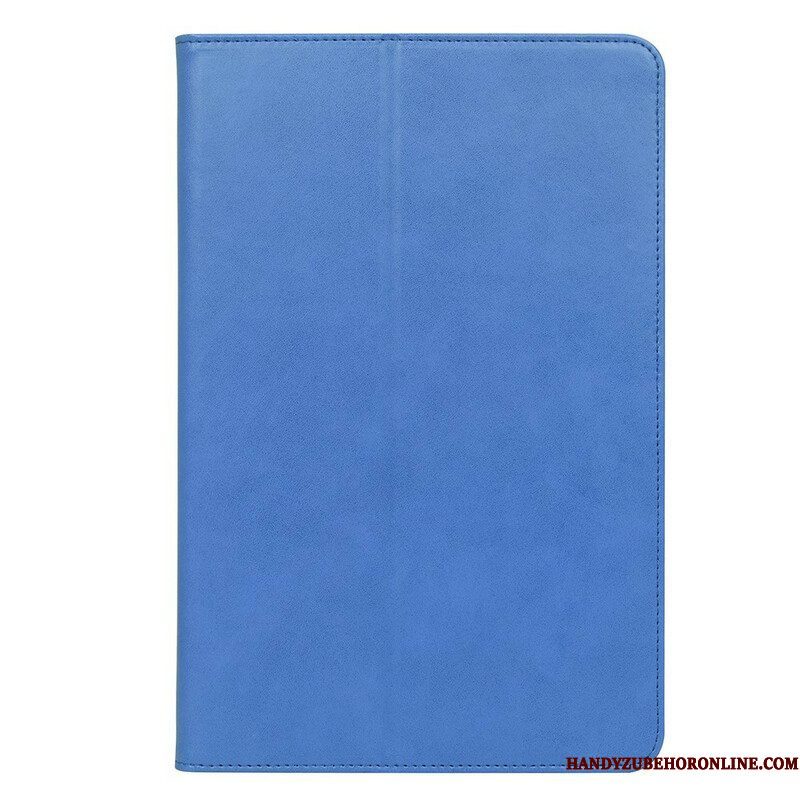 Cover voor Samsung Galaxy Tab S8 / Tab S7 Leren Stijl Met Riem