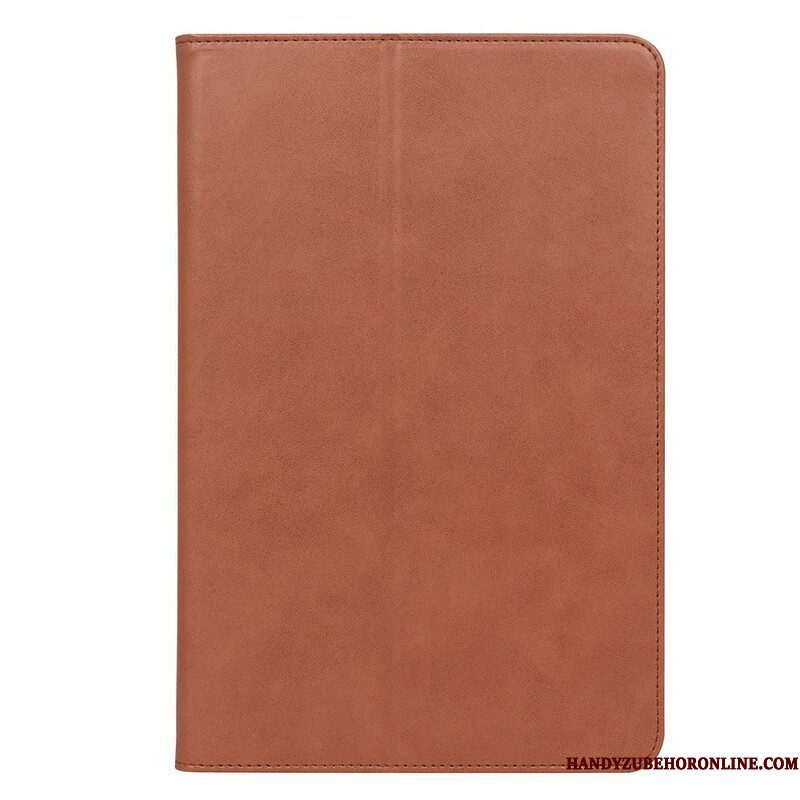 Cover voor Samsung Galaxy Tab S8 / Tab S7 Leren Stijl Met Riem