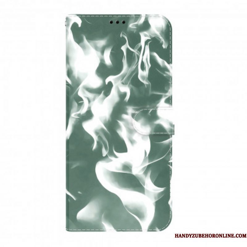 Flip Case voor Motorola Edge 20 Pro Abstract Patroon