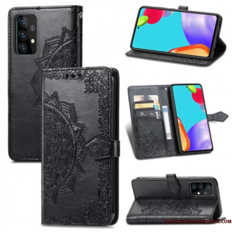 Flip Case voor Samsung Galaxy A52 4G / A52 5G / A52s 5G Mandala Middeleeuwen