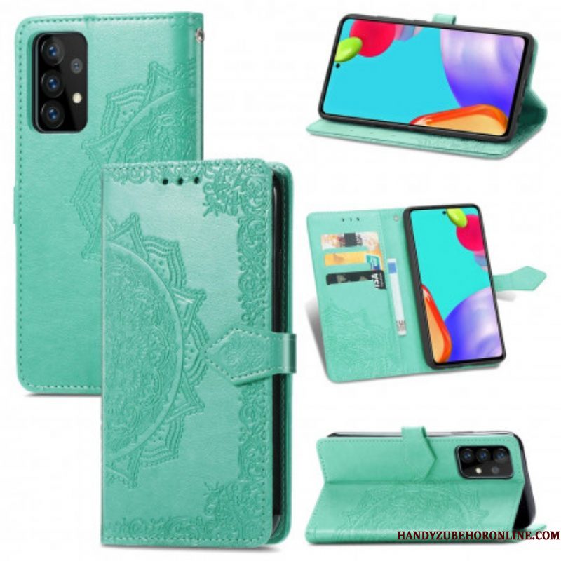 Flip Case voor Samsung Galaxy A52 4G / A52 5G / A52s 5G Mandala Middeleeuwen