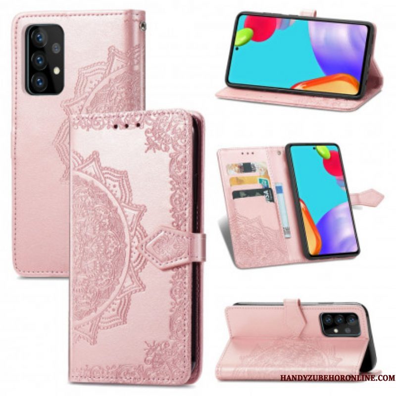 Flip Case voor Samsung Galaxy A52 4G / A52 5G / A52s 5G Mandala Middeleeuwen