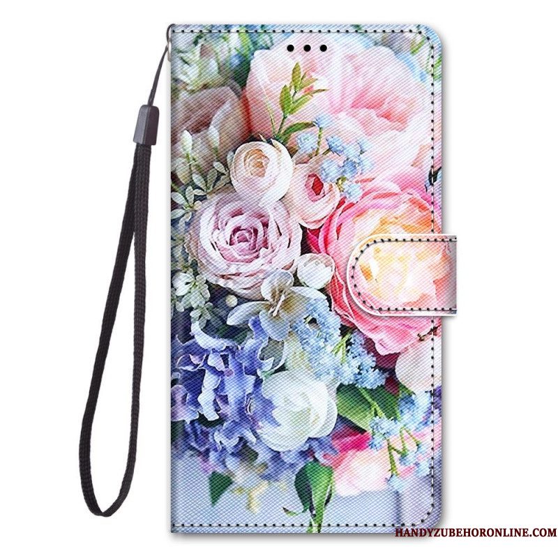 Flip Case voor Samsung Galaxy M23 5G Bloemen Wonder