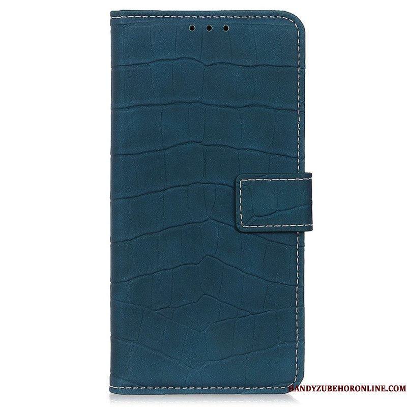 Flip Case voor Samsung Galaxy M23 5G Krokodillenhuidstijl