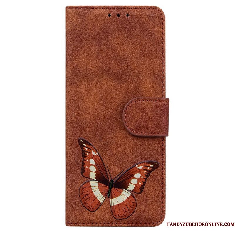 Flip Case voor Samsung Galaxy M53 5G Vlinder