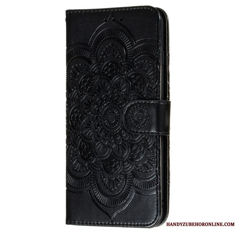 Flip Case voor Samsung Galaxy S22 5G Volledige Mandala