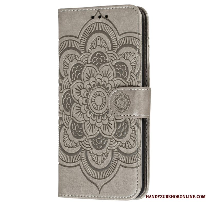 Flip Case voor Samsung Galaxy S22 5G Volledige Mandala