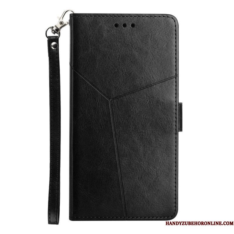 Flip Case voor Sony Xperia 1 IV Met Ketting Y-patroon Met Bandjes