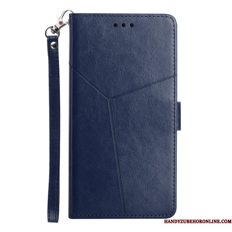 Flip Case voor Sony Xperia 1 IV Met Ketting Y-patroon Met Bandjes