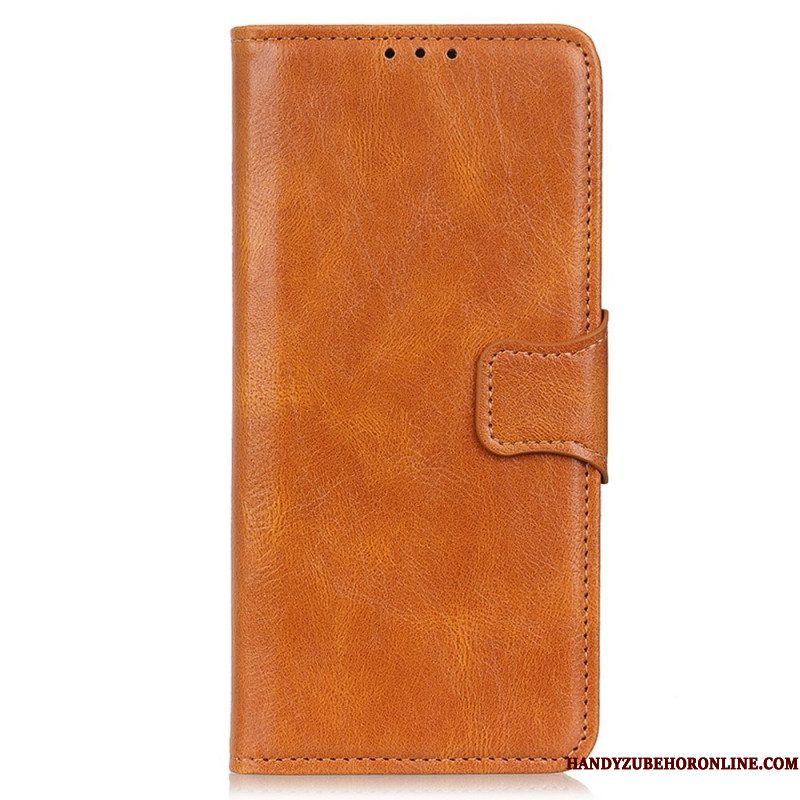 Flip Case voor Sony Xperia 5 IV Stijl Lederen Gesp Omkeerbaar