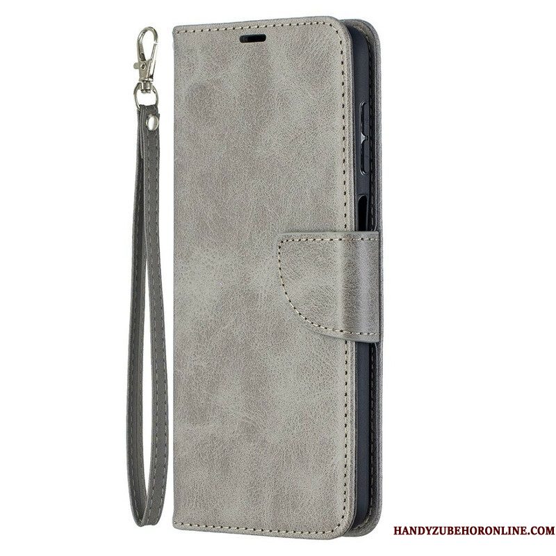 Folio-hoesje voor Samsung Galaxy M12 / A12 Flip Case Gladde Flap Schuin