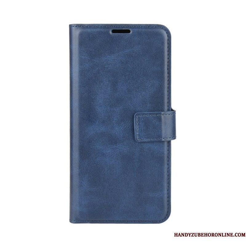 Folio-hoesje voor Samsung Galaxy M12 / A12 Geglazuurd Leereffect