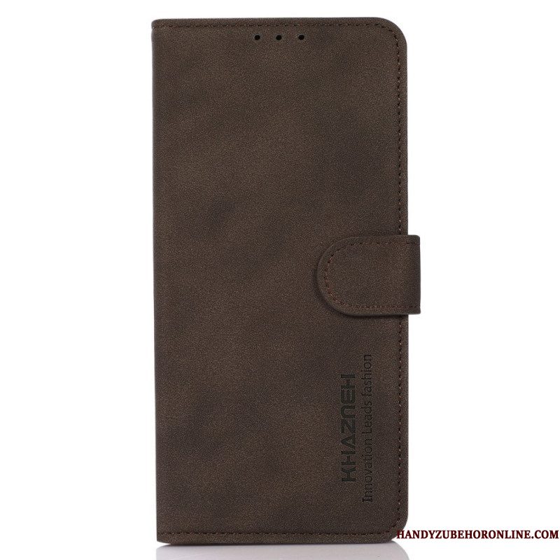 Folio-hoesje voor Samsung Galaxy M52 5G Khazneh Vintage Leereffect