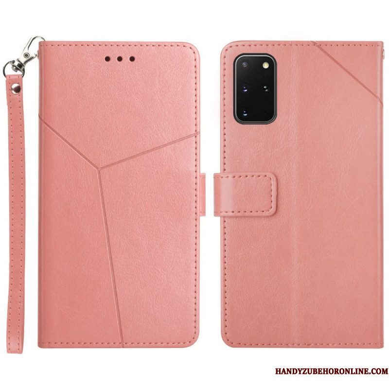 Folio-hoesje voor Samsung Galaxy S20 Plus / S20 Plus 5G Stijl Leer Geo Y Design