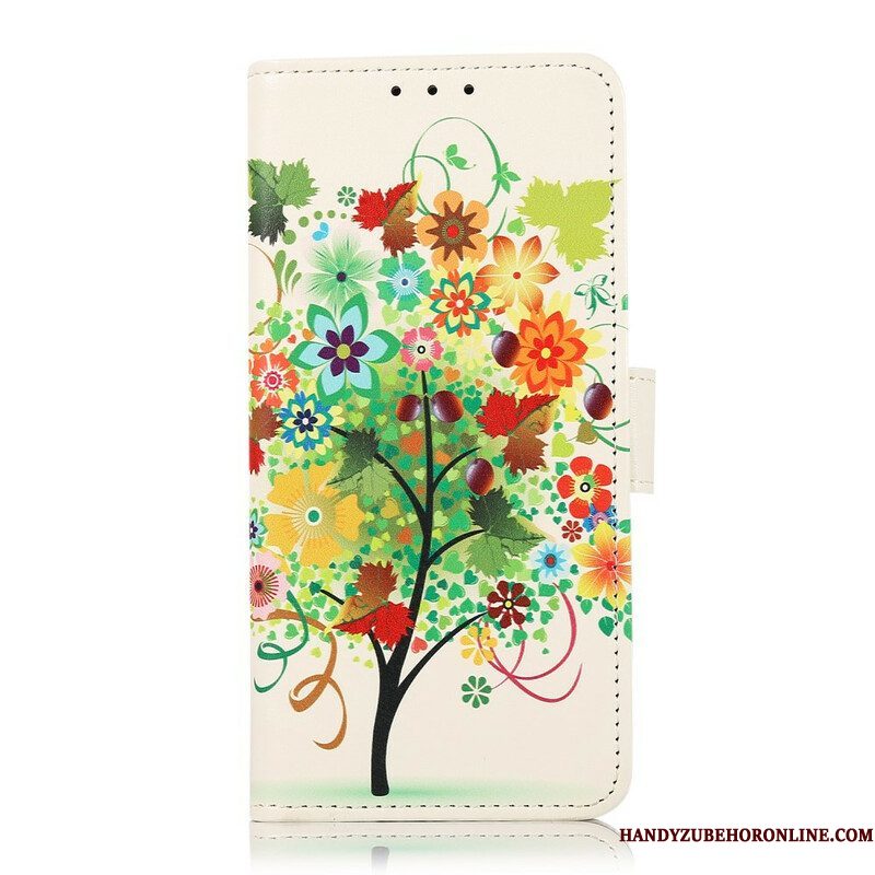 Folio-hoesje voor Samsung Galaxy S21 FE Bloeiende Boom