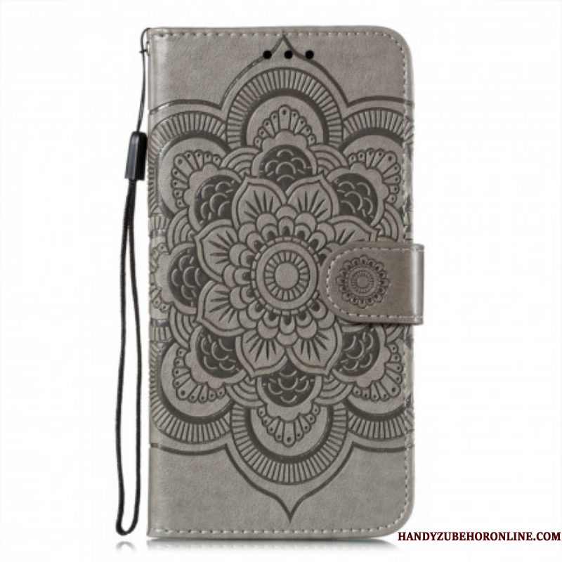 Folio-hoesje voor Samsung Galaxy S21 Ultra 5G Volledige Mandala