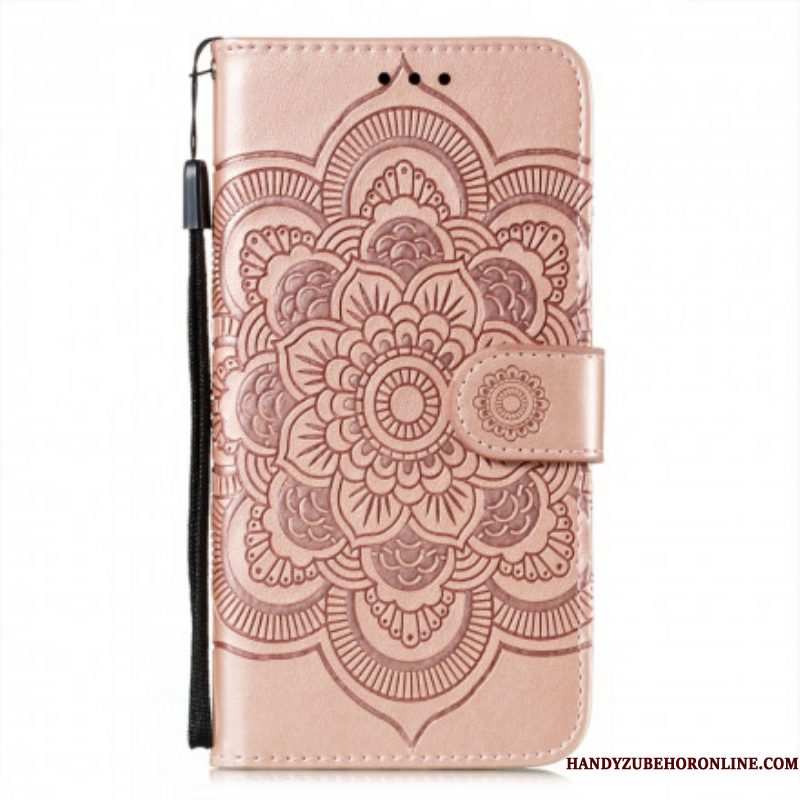 Folio-hoesje voor Samsung Galaxy S21 Ultra 5G Volledige Mandala