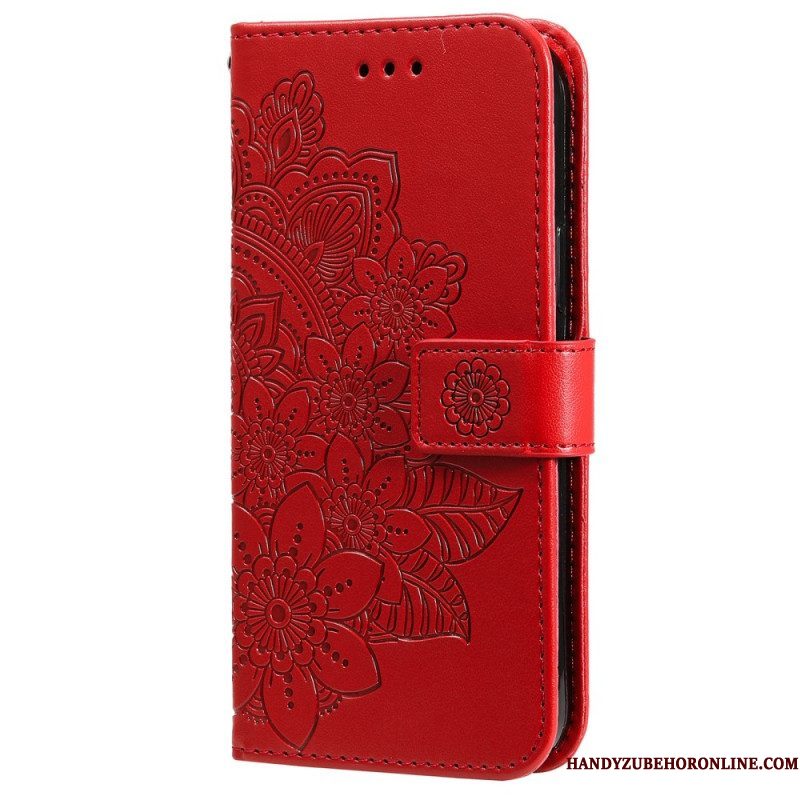 Folio-hoesje voor Samsung Galaxy S22 5G Bloemmandala